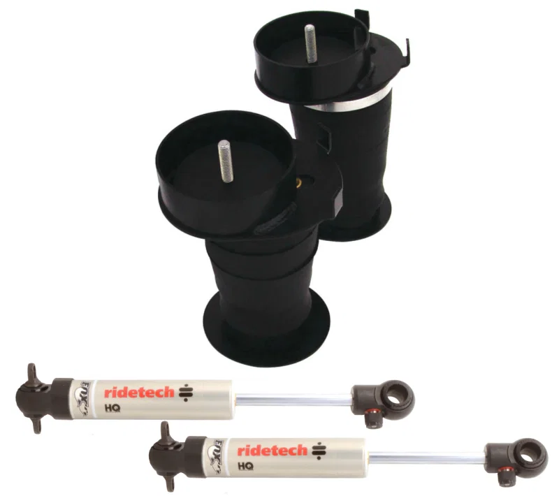 Ridetech 11154010, 65-70 Pontiac Fullsize Rear CoolRide Air Spring & HQ Shocks