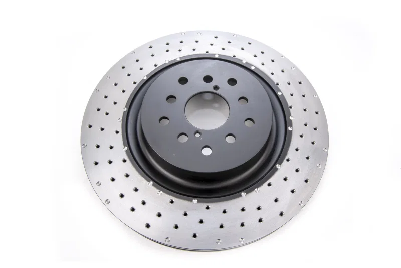 DBA DBA43050XD-10, 04-17 Subaru WRX STi Front Cross Drilled/Dimpled 4000 XD Series Rotor