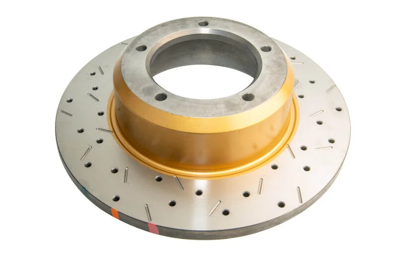 DBA DBA4087XS, 93-99 Land Rover Defender 110 Front 4000 Series Drilled & Slotted Rotor
