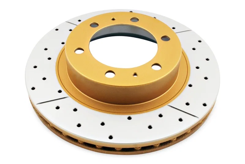 DBA DBA2716X, 05-20 Toyota Tacoma (w/6 Lug Wheel & 4 Piston Clpr) Front Drilled & Slotted Street Series Rotor