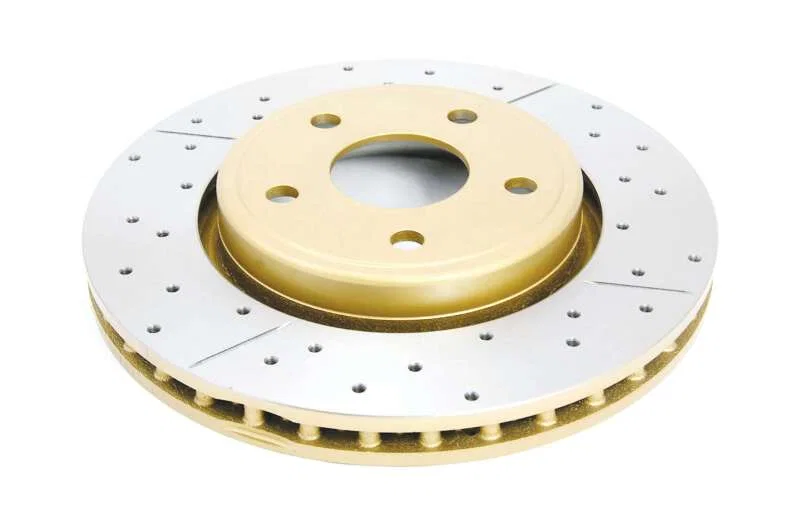 DBA DBA2530X, 06-10 Jeep Commander Front Drilled & Slotted Street Series Rotor