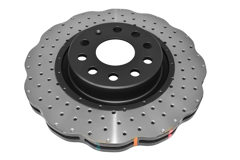 DBA DBA42806WXD, 2006 Audi A3 Front 4000 Series Drilled Wavey Rotor