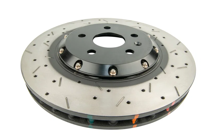 DBA DBA52604BLKXS, 2010+ Camaro V8 SS Front Drilled & Slotted 5000 Series 2 Piece Rotor Assembled w/ Black Hat