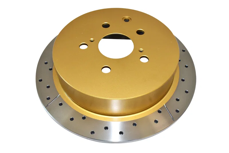 DBA DBA2733X, 10-15 Lexus RX350 Rear Drilled & Slotted Street Series Rotor