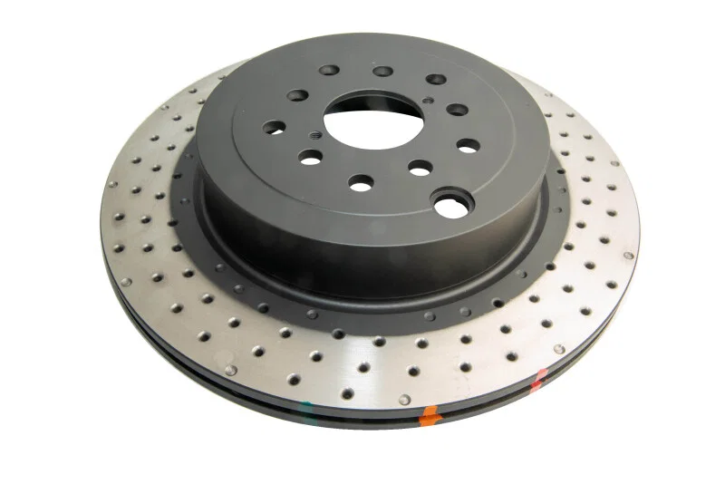 DBA DBA43051XD-10, 04-17 Subaru WRX STi Rear Cross Drilled/Dimpled 4000 XD Series Rotor