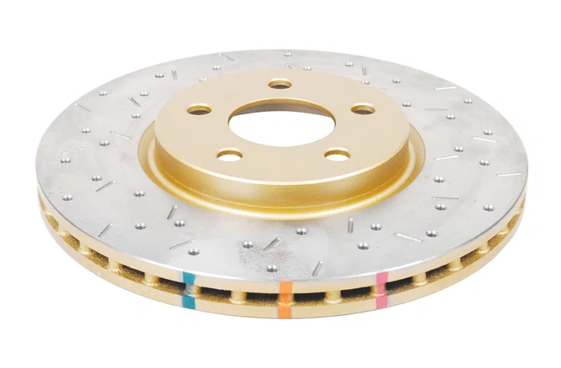 DBA DBA4167XS, 01-10 Chrysler PT Cruiser Front 4000 Series Drilled & Slotted Rotor