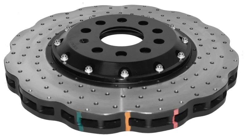 DBA DBA52830WBLKXD, 15-21 Audi S3 Front 5000 Series Drilled Rotor w/Black Hat