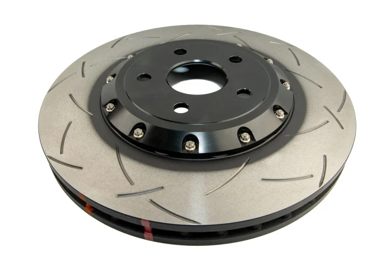 DBA DBA52632BLKS, 11-15 Jeep Grand Cherokee Front T3 5000 Series Slotted Rotor w/ Black Hat 380mm
