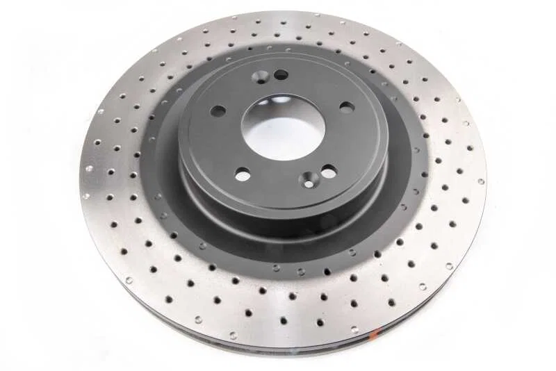 DBA DBA43342XD, 2018 Kia Stinger w/ Brembo Brakes Front Drilled & Dimpled 4000 Series Rotor