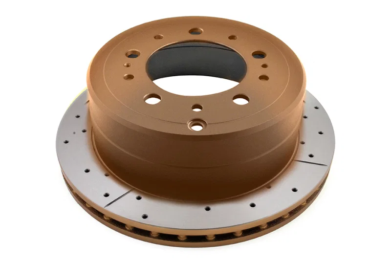 DBA DBA789X, 98-05 Lexus LX470/98+ Toyota Landcruiser 100 Series Front Drilled & Slotted Street Series Rotor