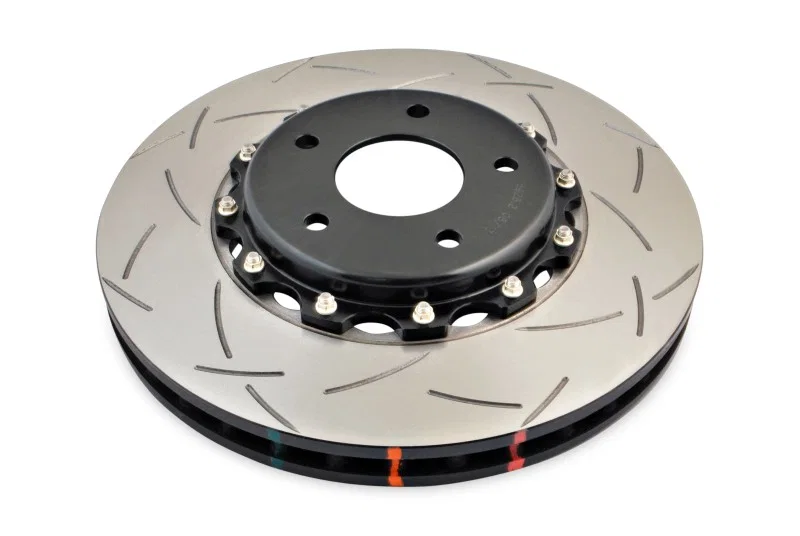 DBA DBA5928BLKS, Nissan Skyline (Various) Front Slotted 5000 Series 2 Piece Rotor Assembled w/ Black Hat