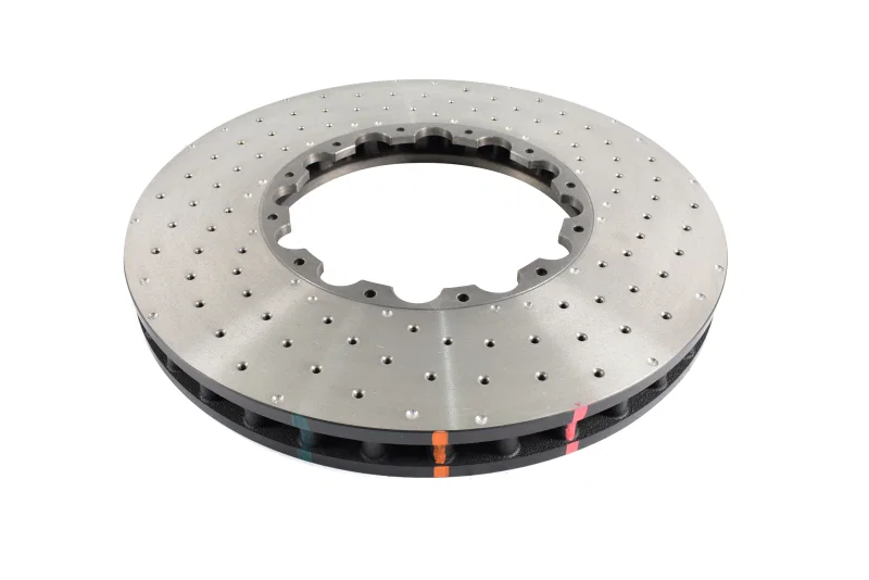 DBA DBA53940.1XD, 19+ Chevrolet Camaro ZL1 (w/ NAS Nuts) 5000 Series Cross Drilled & Dimpled KP Brake Rotor