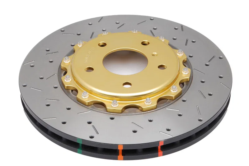 DBA DBA5600GLDXS, 03-07 350Z / 03-04 G35 w/ Brembo Front Drilled & Slotted 5000 Series 2 Piece Rotor Assembled w/