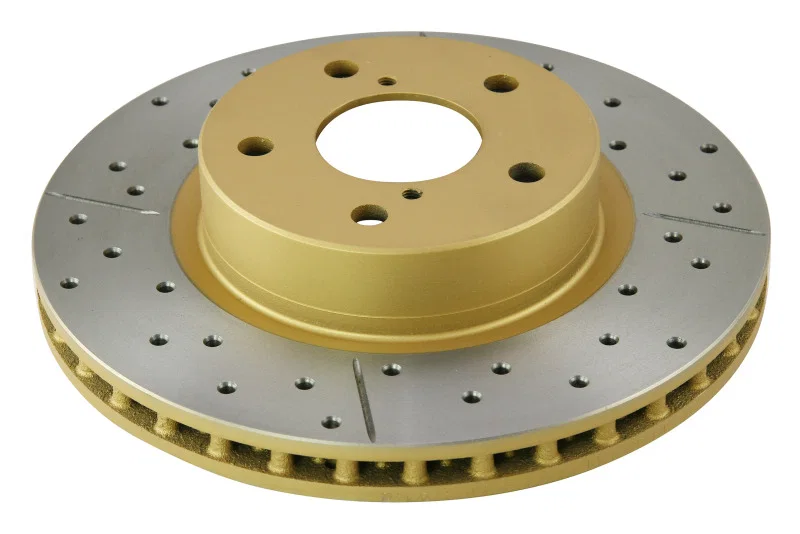 DBA DBA642X, 93-01 Subaru Impreza Front Street Series Drilled & Slotted Rotor