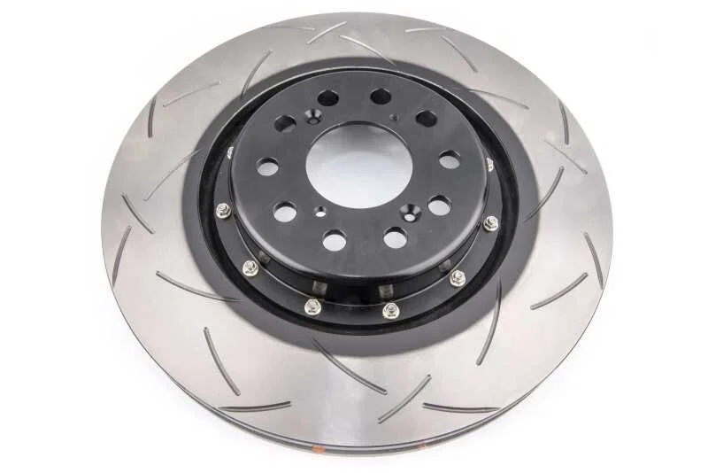 DBA DBA53700BLKS, 17+ Honda Civic Type R 5000 Fully Assembled 2-Piece Black Rotor Hat T3 Slotted 350mm x 32mm