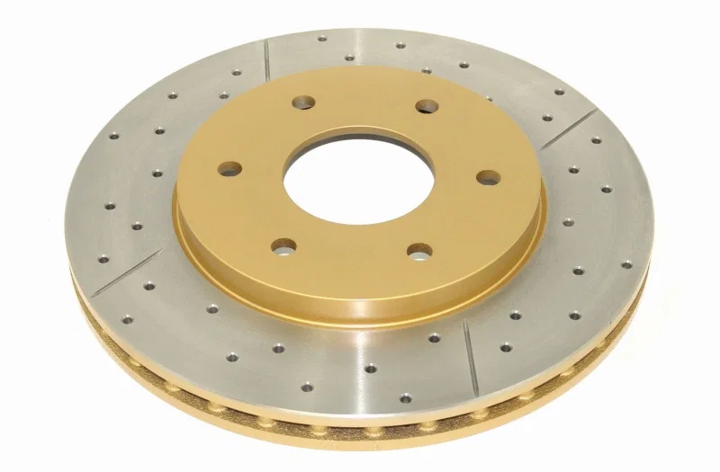 DBA DBA2306X, 04-07 Infiniti QX56 Front Street Series Drilled & Slotted Rotor w/Gold Hat
