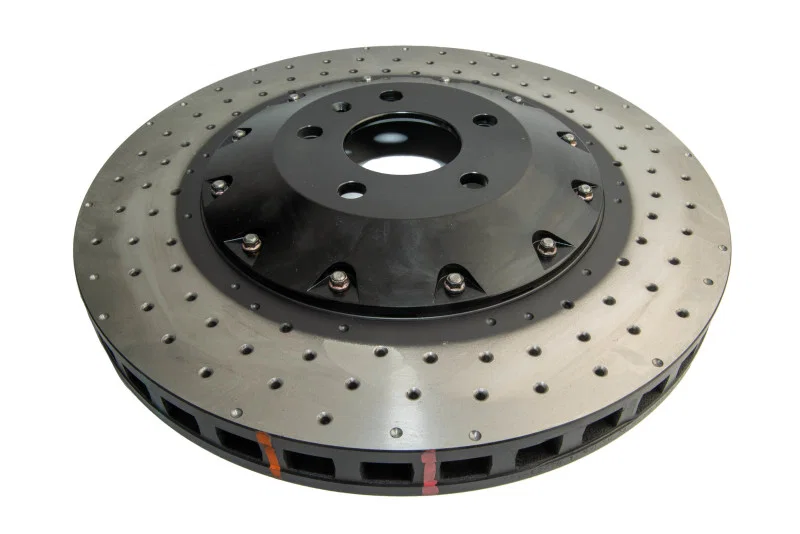 DBA DBA52778BLKXD, 07-11 Audi S6 Front 5000 Series Cross Drilled Rotor w/Black Hat
