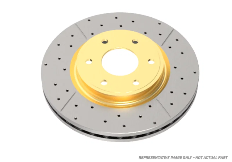 DBA DBA889X, 02-07 Jeep Liberty Front Street Drilled & Slotted Rotor