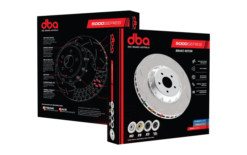 DBA DBA53932SLVS, 2022+ Audi RS3 5000 Series Slotted Front Brake Rotor w/Sliver Hat