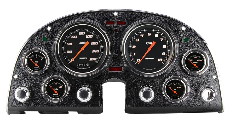 Classic Instruments CO63DVSB, 1963-67 Corvette Velocity Black-GM