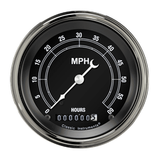Traditional 3-3/8" Low Speed Speedometer Gauge image 1