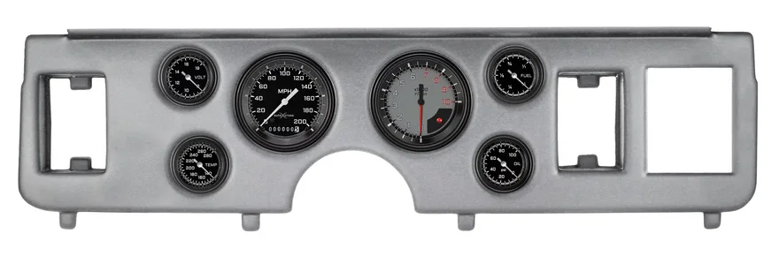 Classic Instruments CDMU79AXG101BA, 1979-86 Mustang AutoCross Gray Full Sweep 6 Gauge Set Ford