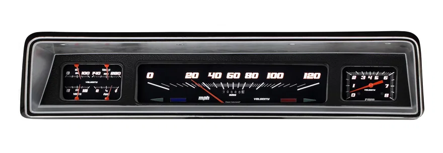 Classic Instruments NO66VSB, Velocity Black 1966-67 Nova Package for Chevrolet Chevy II