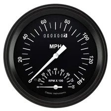 Hot Rod 5" Speedtachular Speedometer Gauge image 1