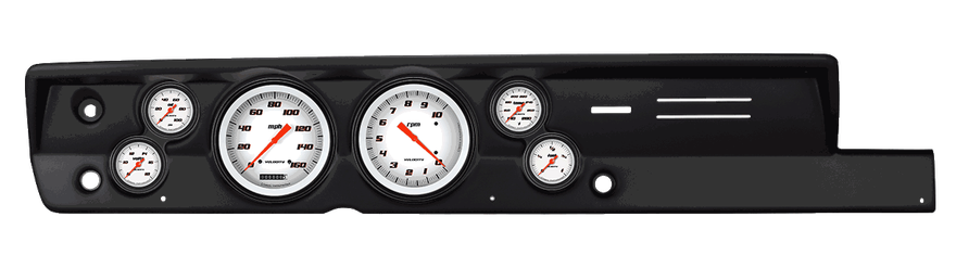 Classic Instruments CDPB67VSW151BL, Velocity White Series Full Sweep for Plymouth Barracuda