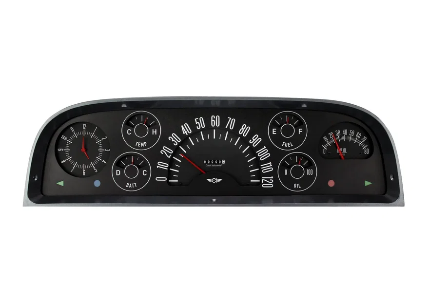 Classic Instruments CT60B-LS, Truck Package Black for Chevrolet