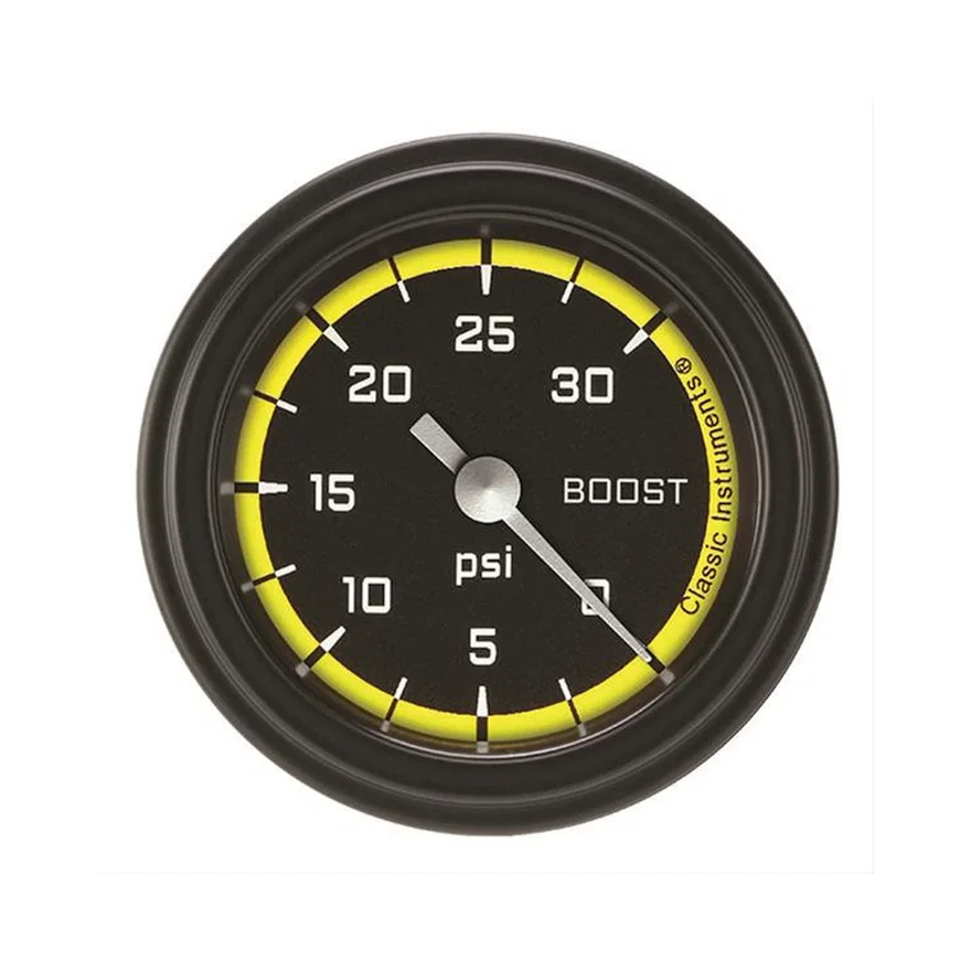 Classic Instruments AX34YBLF, AutoCross Yellow 3" Ultimate with Two 3" Gauges GM