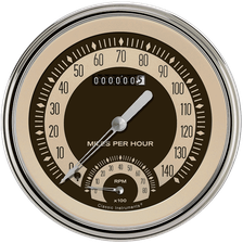 Nostalgia VT 5" Speedtachular Speedometer Gauge image 1