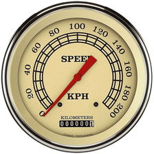 Vintage 4-5/8" Speedometer Gauge image 1