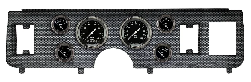 Classic Instruments CDMU79HR01CF, 1979-86 Mustang Hot Rod 6 Gauge Set Ford