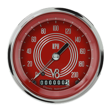 V8 RD Steelie 3" Speedometer Gauge (200 KPH) image 1