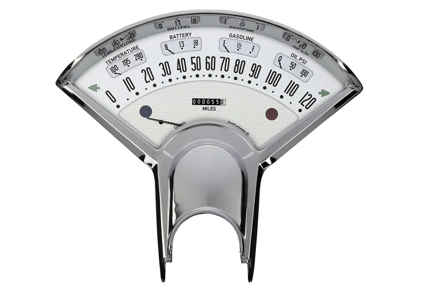 Classic Instruments BET00W, Bel Era III White for Chevrolet
