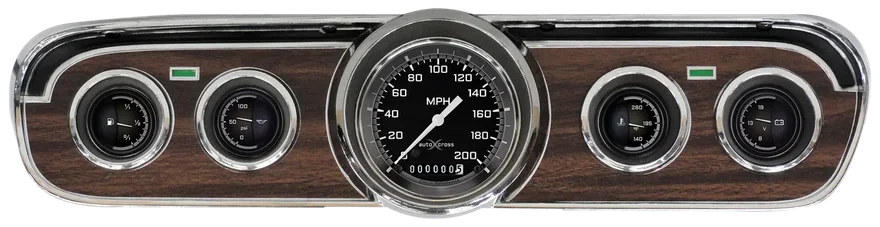 Classic Instruments MU65AXG00, AutoCross Gray 1965-66 Mustang Package
