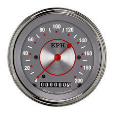 Silver Series 3-3/8" Speedometer Gauge image 1