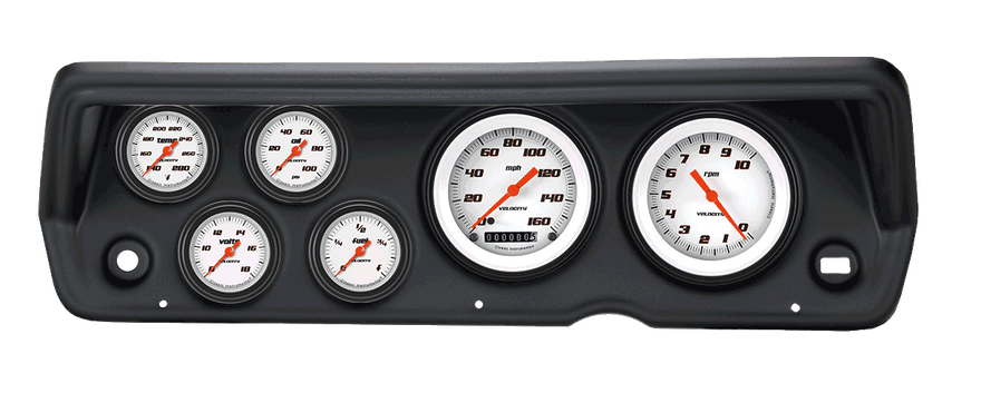 Classic Instruments CDDU70VSW101BL, Velocity White Series Full Sweep for Plymouth Duster