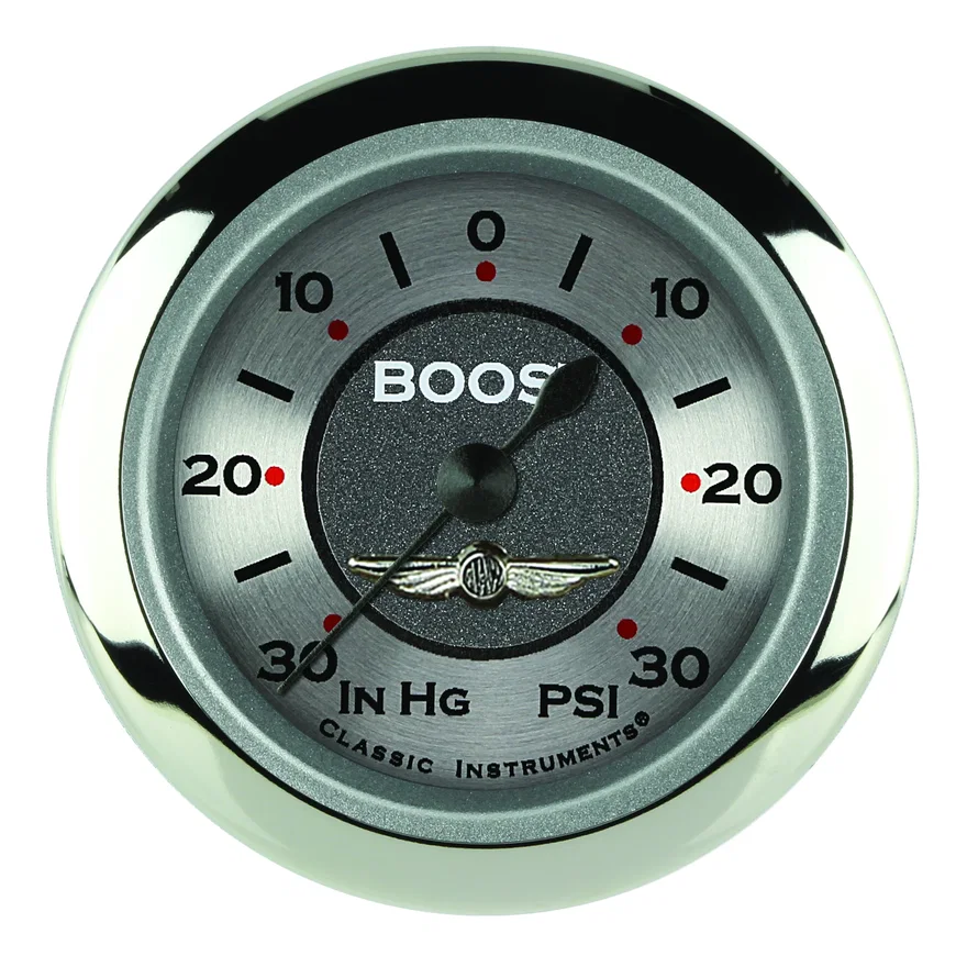 Classic Instruments AW141SRC, All American 2-1/8" Boost/Vac Gauge