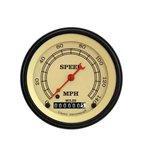 Vintage 3" Speedometer Gauge (140 MPH) image 1