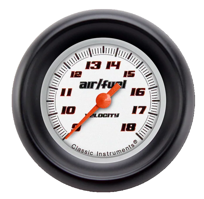 Velocity Black 2-1/8" Air Fuel Ratio Gauge