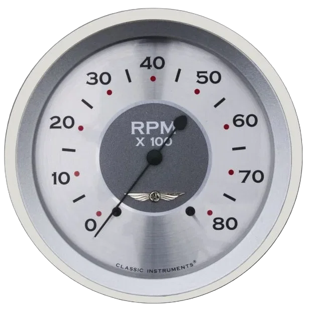 Classic Instruments AW71SRC, All American 4-5/8" Tachometer Gauge