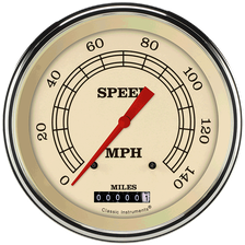 Vintage 4-5/8" Speedometer Gauge image 1