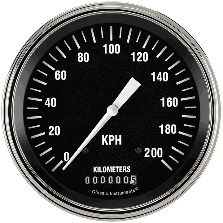 Hot Rod 4-5/8" Speedometer Gauge