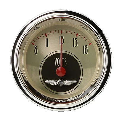 All American Nickel 2-1/8" Volt Gauge