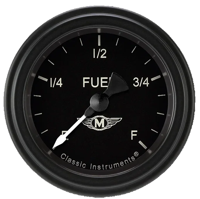 Classic Instruments MA109BLF, Moal Bomber 2-1/8" Fuel Level Gauge
