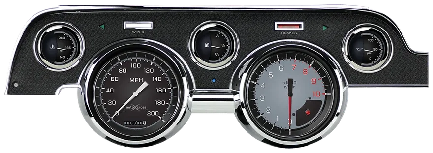 Classic Instruments MU67AXG, Autocross Gray Package for Ford Mustang