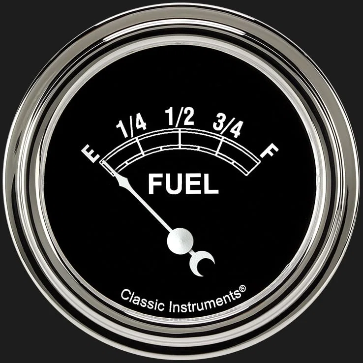 Classic Instruments TR209SLF, Traditional 2-5/8" Fuel Level Gauge