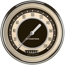 Nostalgia VT 4-5/8" Speedometer Gauge image 1